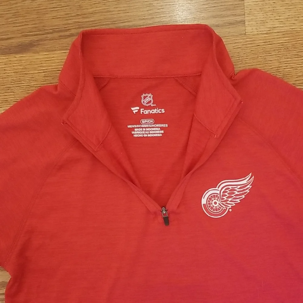 Fanatics Red Wings Long Sleeve Mens Tee - Picture 6 of 10